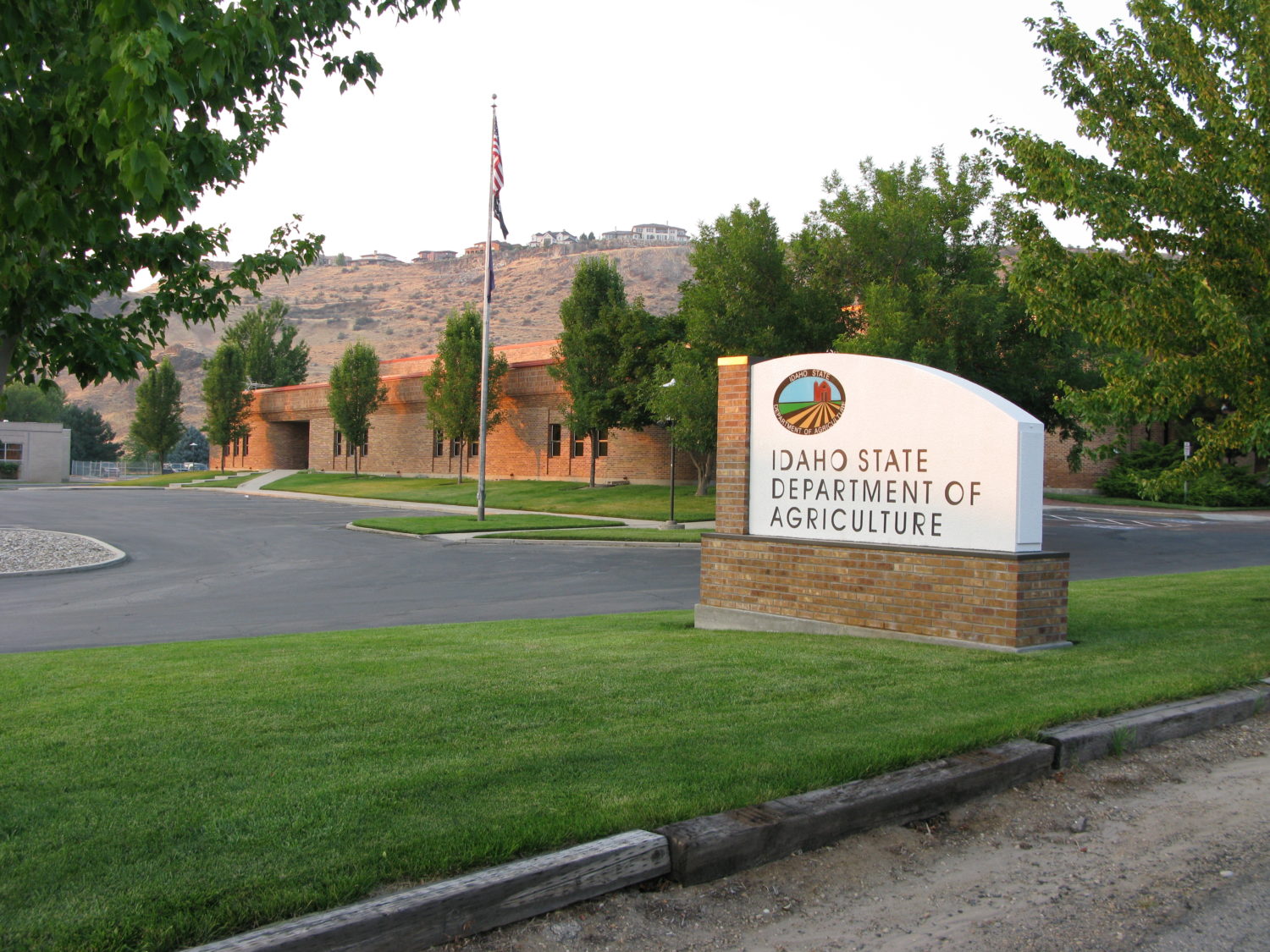 ISDA sign in front of Boise ISDA office