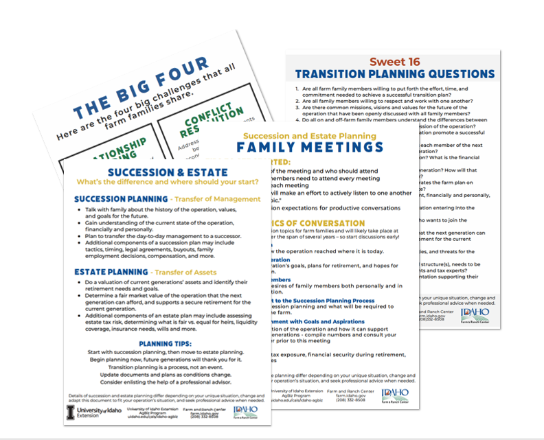 Farm Transition Packet