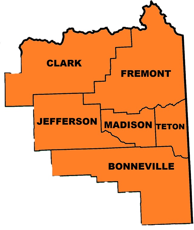 ISDA Idaho Falls District Map